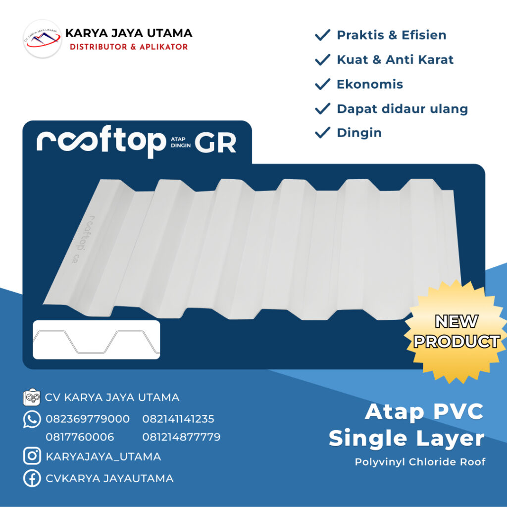 Spesifikasi Atap PVC Rooftop GR