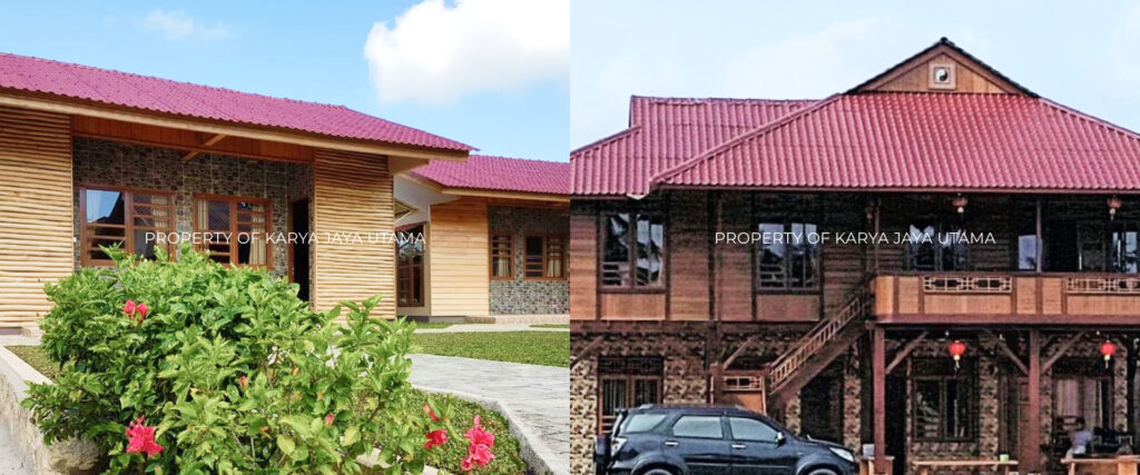 genteng upvc royal roof untuk proyek truntum village tanjung kelayang