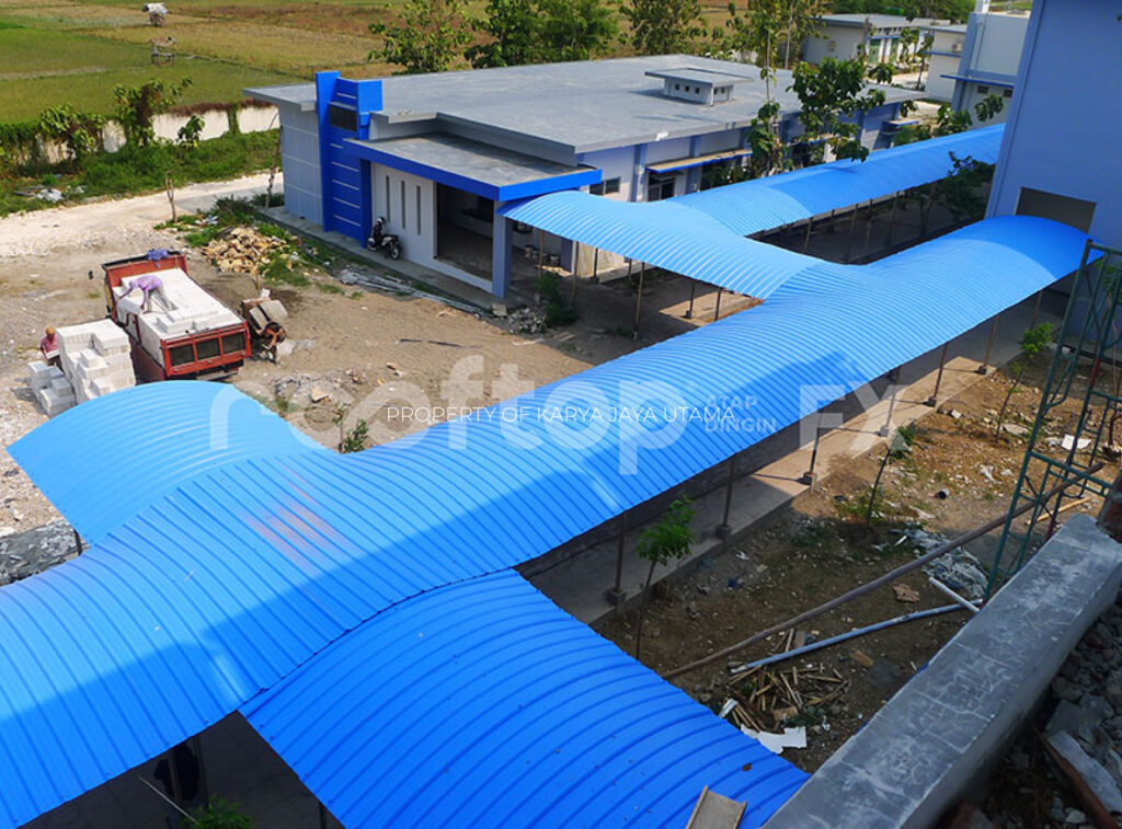 Atap uPVC Rooftop FX untuk proyek rumah sakit di bojonegoro jawa timur