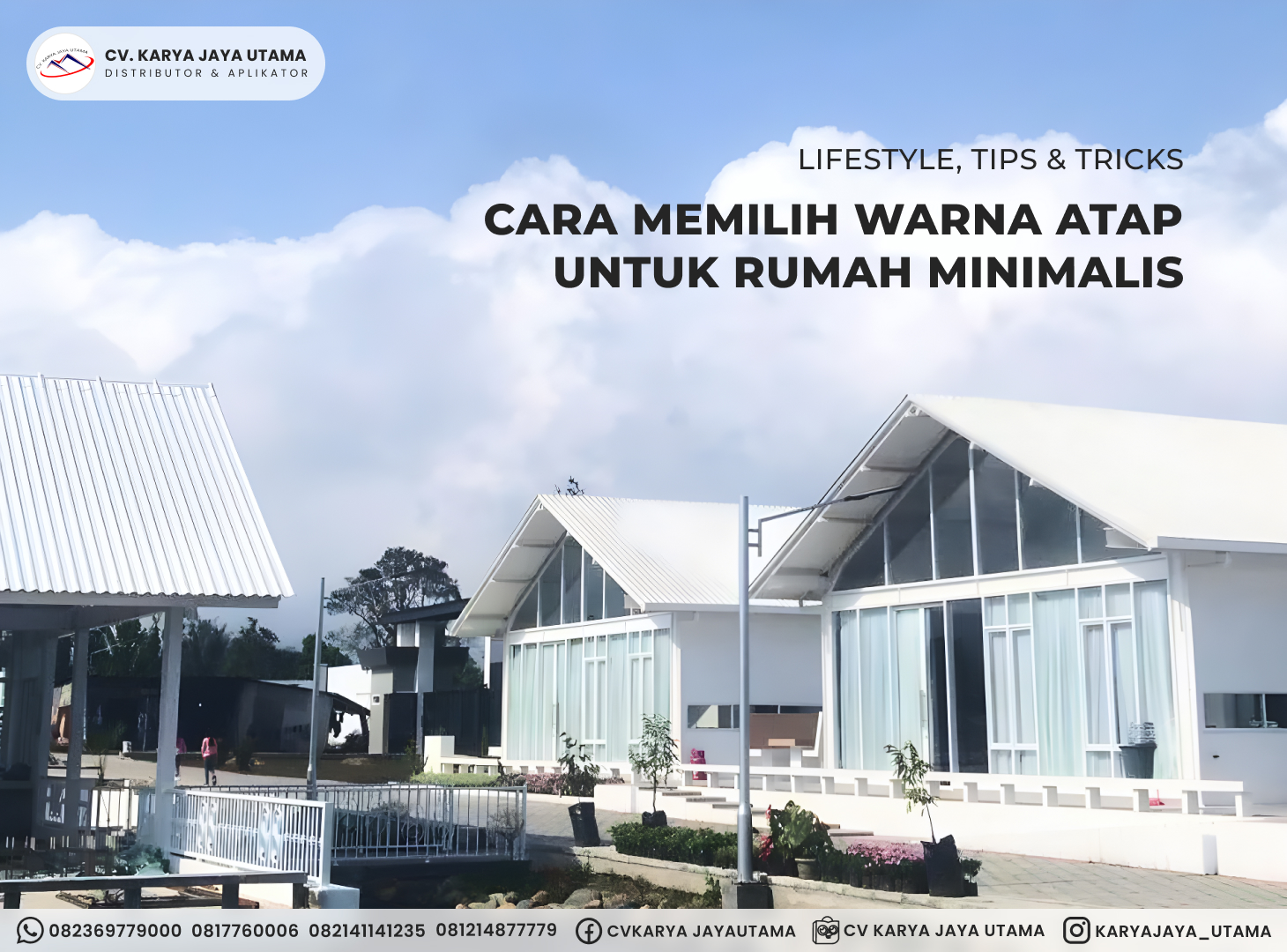 Cara Memilih Warna Atap untuk Rumah Minimalis