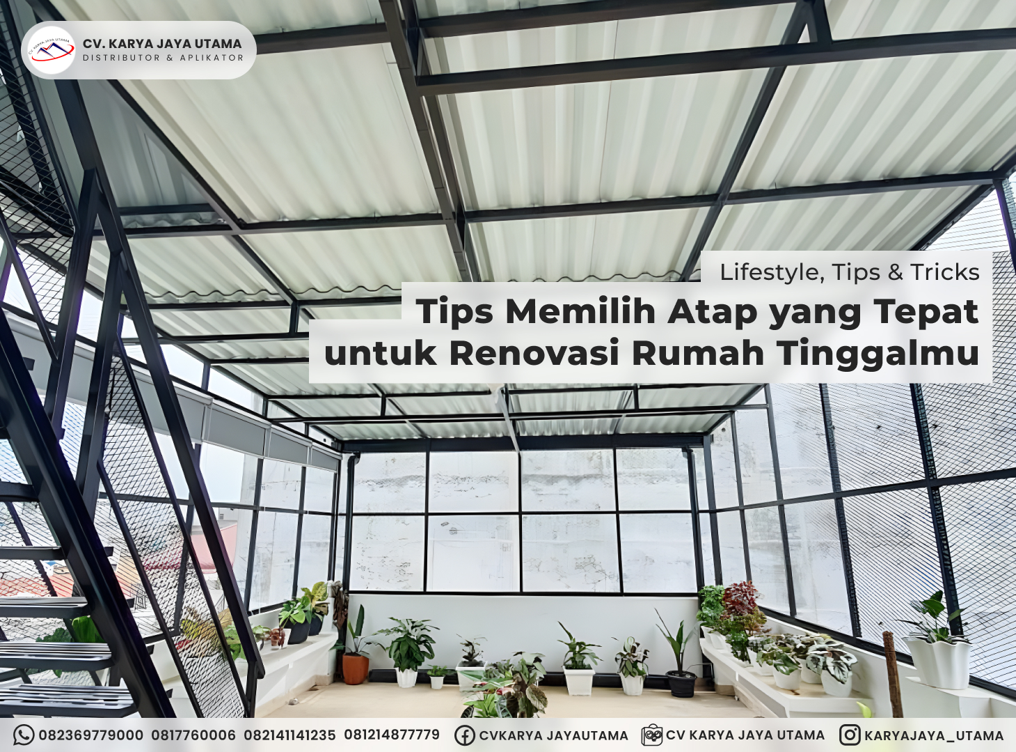 Tips Memilih Atap yang Tepat untuk Renovasi Rumah Tinggalmu