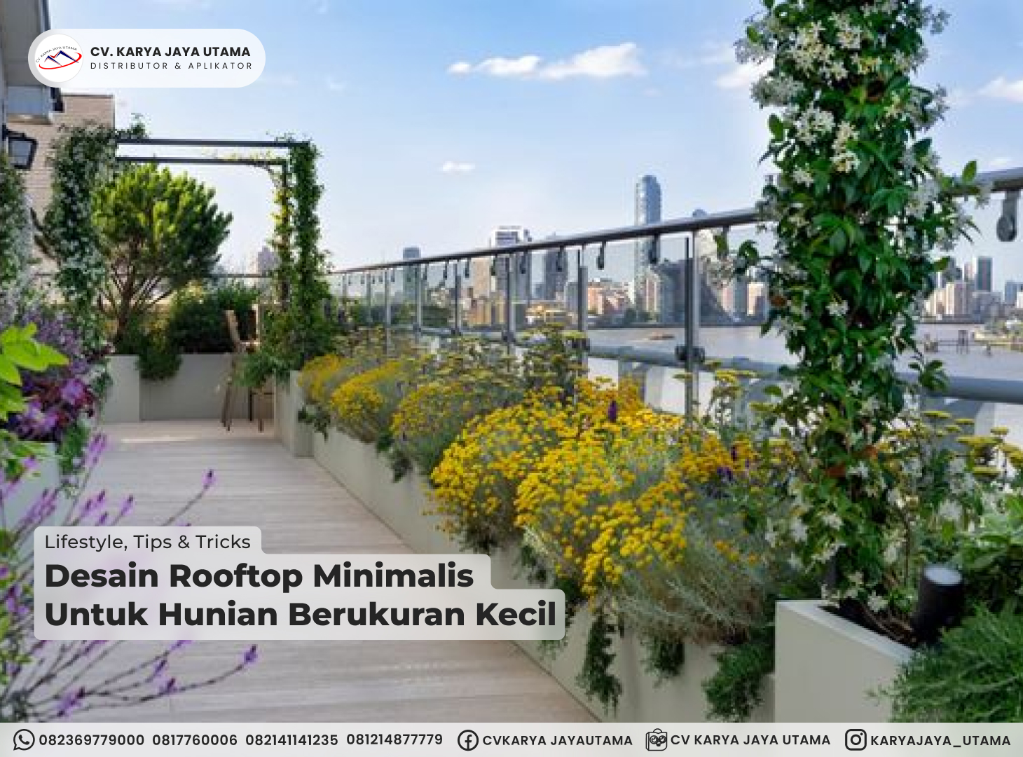 6 Desain Rooftop Minimalis Untuk Hunian Berukuran Kecil